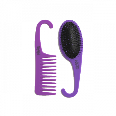 Glide Brush - De-Knot Duo Pack Purple