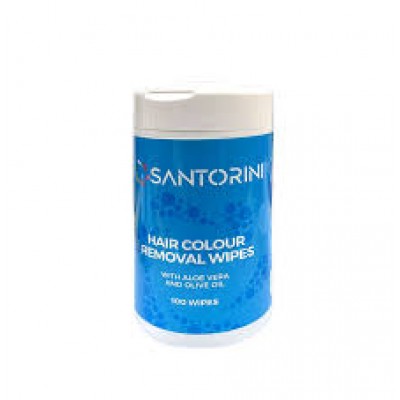 santorini hair colour removal wipes 100 pack